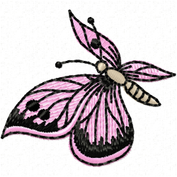 Butterfly Embroidery Design 11